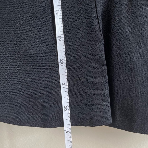 90'S  Classic elegant evening black top sheer with satin look detail blouse - Picture 8 of 10